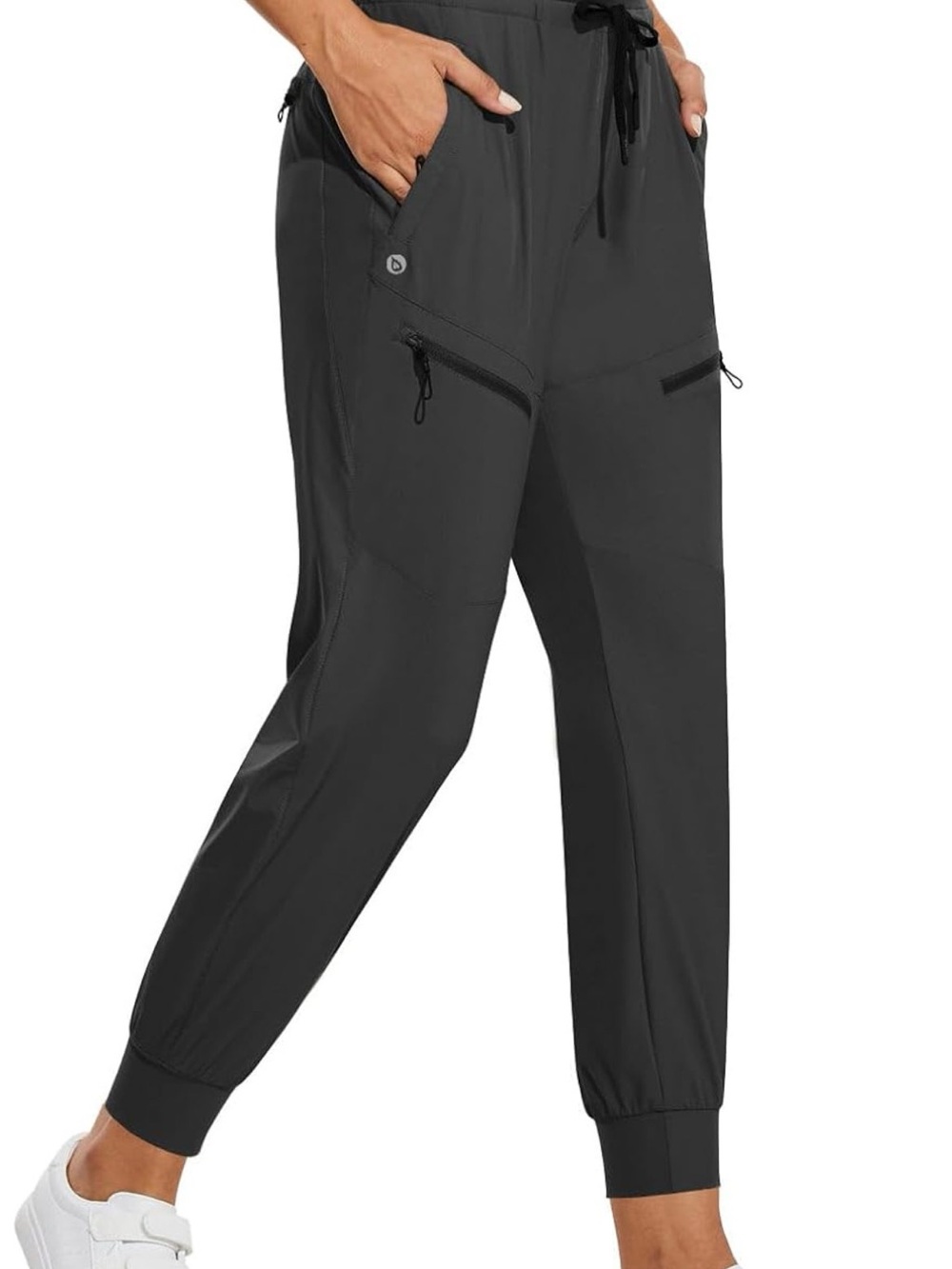 Baleaf Dark Grew Jogger Pants with Zip Pockets
